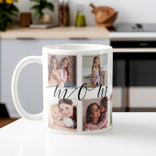 Geschenk für Mama Family Foto Keepake Collage Kaffeetasse