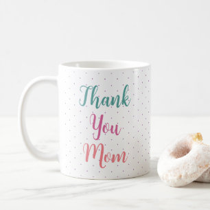 Geschenk für Mama farbenfrohe Vorlage Moderne Eleg Kaffeetasse