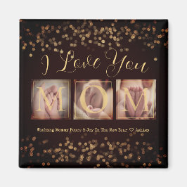 Geschenk für Mama glückliches Neues Jahr Magnet