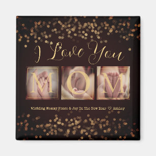 Geschenk für Mama glückliches Neues Jahr Magnet