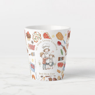 Geschenk für Mama, meine Mama liebt Kochen, beste Milchtasse