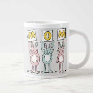 Geschenk für Mama Spaß Kaninchen Design Jumbo-Tasse