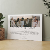 Geschenk für Mama und Vater an meinem Hochzeitstag