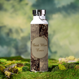 Geschenk für Mama, Vintage, Beste Mama überhaupt,  Trinkflasche