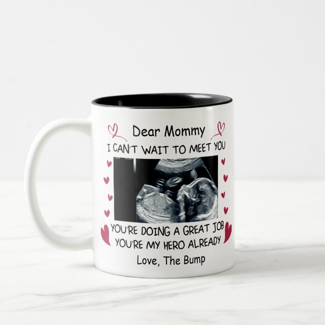 Geschenk für Mama Zweifarbige Tasse (Links)