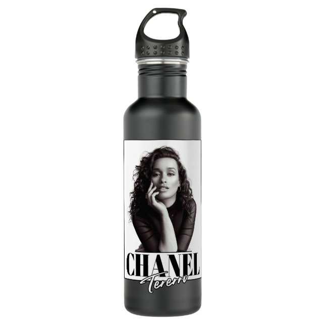 Geschenk für Männer Chanel Terrero Slomo Eurovisio Edelstahlflasche (Vorderseite)
