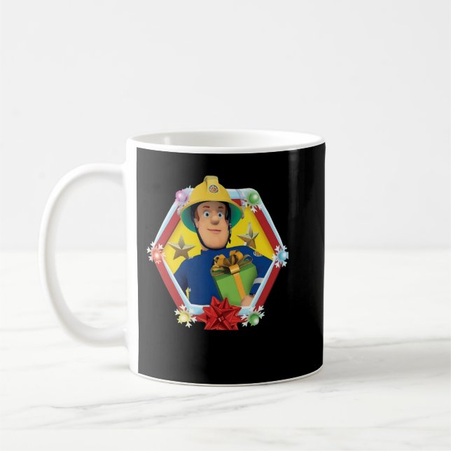 Geschenk für Männer Fireman Kinder Cartoon Sam Pha Kaffeetasse (Links)