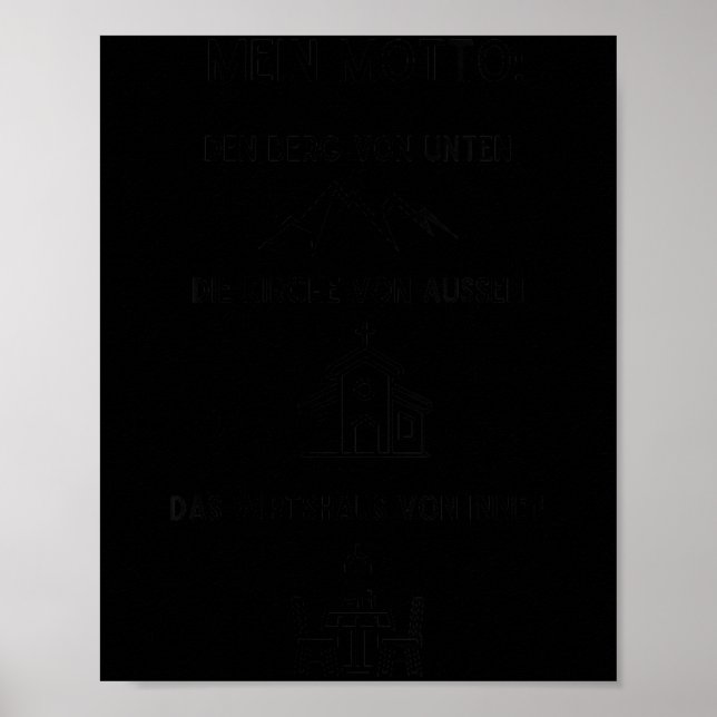 Geschenk für Männer Kleidung Geburtstag 50. Stadle Poster (Vorne)