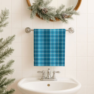 Geschenk für Männer Navy Tartan Handtuch für sein Badhandtuch Set
