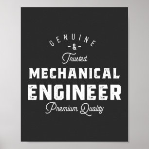 Geschenk für Maschinenbauingenieur Poster
