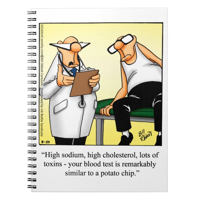 Geschenk für medizinische Spaß Notizblock (Vorderseite)