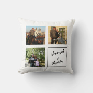 Geschenk für mehrere Fotos Kissen