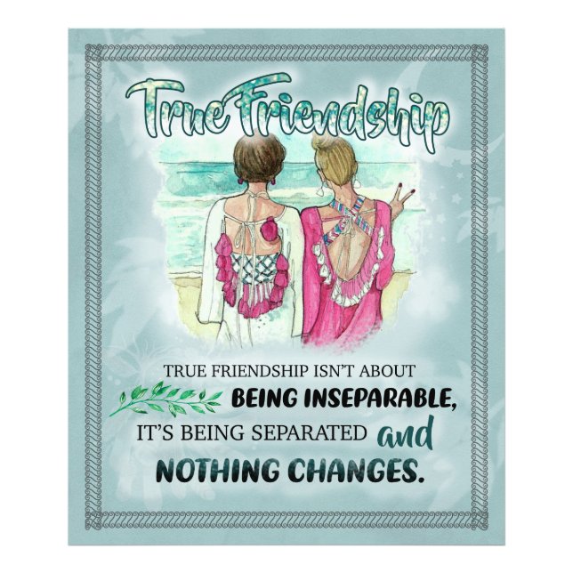 Geschenk für meinen besten Freund | Bestes Freund- Fotodruck (Vorne)