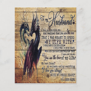 Geschenk für meinen Mann, Liebe Zitate Brief Flyer