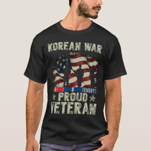 Geschenk für Militärmännchen Frauen stolz korea T-Shirt