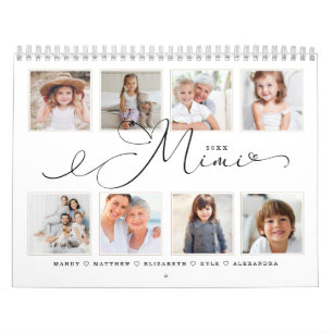 Geschenk für Mimi  Enkelkinder Fotos Kalender
