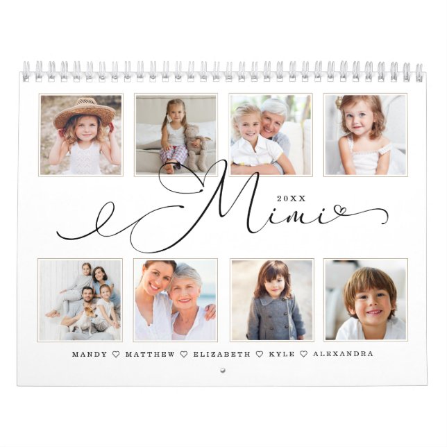 Geschenk für Mimi| Enkelkinder Fotos Kalender (Titelbild)