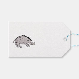 Geschenk für mittelalterliche Eber und Milchteilfi Geschenkanhänger