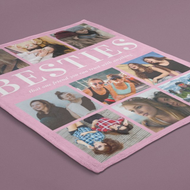 Geschenk für moderne Besties | Die besten Freunde  Fleecedecke (Von Creator hochgeladen)