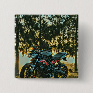 Geschenk für Motorräder Button