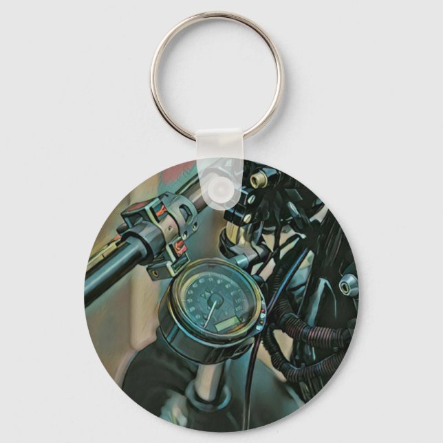 Geschenk für Motorräder Schlüsselanhänger (Vorderseite)