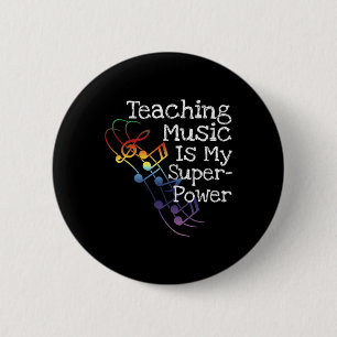 Geschenk für Musiklehrer Button