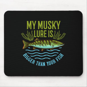 Geschenk für Musky-Angler Muskie-Köder Muskellunge Mousepad