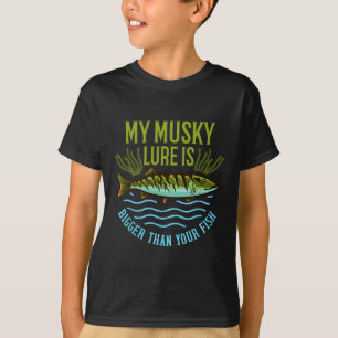 Geschenk für Musky-Angler Muskie-Köder Muskellunge T-Shirt