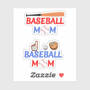 Geschenk für Mutter, Baseball-Mom-Aufkleber  Aufkleber