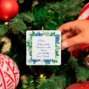 Geschenk für Mutter der Braut von der Braut Keramikornament