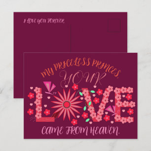GESCHENK FÜR MUTTER, SCHWESTER, TOCHTER, FREUNDIN, POSTKARTE