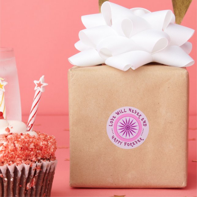 Geschenk für Mutter, Schwester, Tochter, Freundin  Runder Aufkleber (Party)