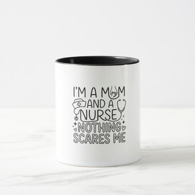 Geschenk für Mutter und Krankenschwester im minima Tasse (Zentrum)