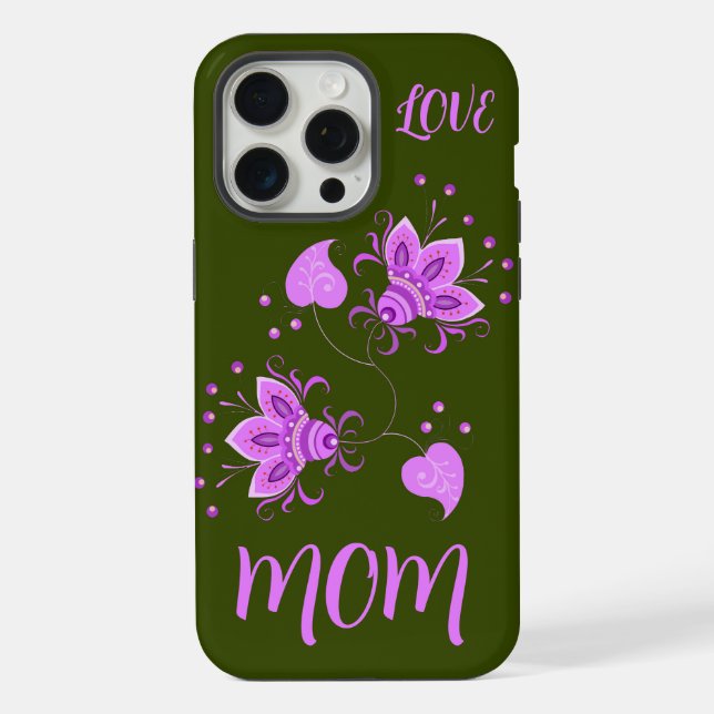 GESCHENK FÜR MUTTERTAG iPhone HÜLLE (Rückseite)