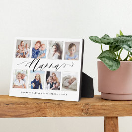 Geschenk für Nanna | Entenkinder - FotoCollage Fotoplatte