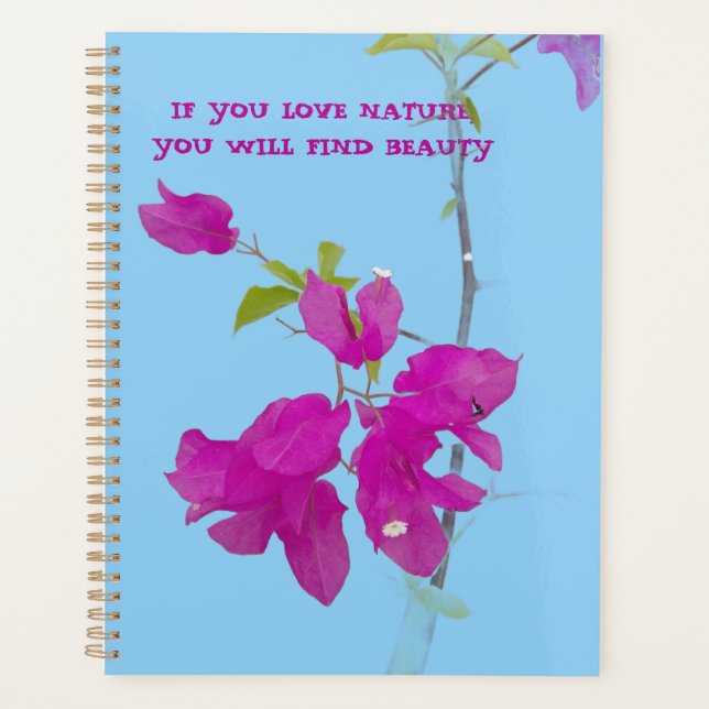 GESCHENK FÜR NATURLIEBHABER  PLANER (Vorderseite)