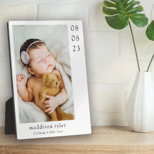 Geschenk für neue Großeltern Fotoplatte