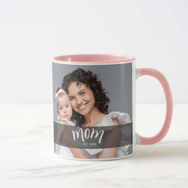 Geschenk für neue Mutter mit Foto von Mama Tasse (Rechts)