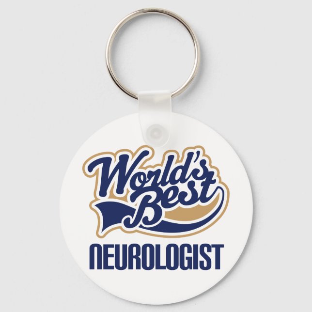 Geschenk für Neurologe Schlüsselanhänger (Vorderseite)