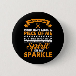 Geschenk für Nierenerkrankungen - Nierenkrebs nie Button