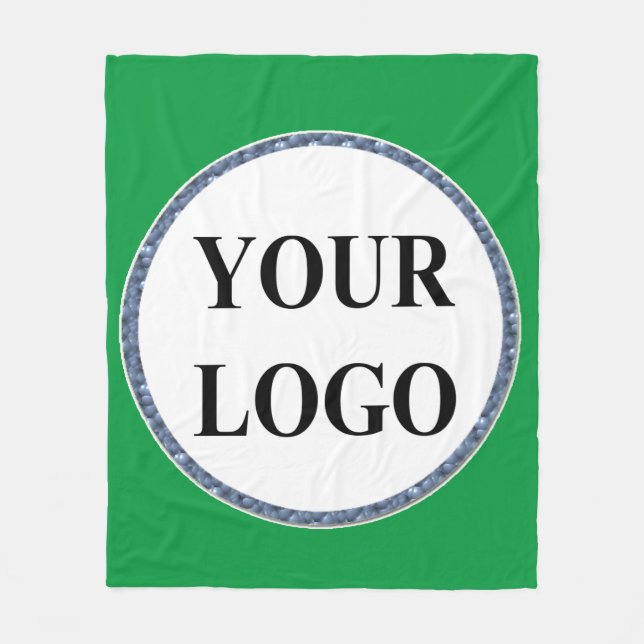 Geschenk für Oma Weihnachtsfeiertag ADD-LOGO Fleecedecke (Vorderseite)