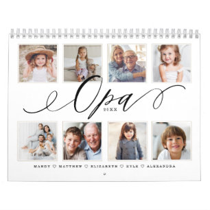Geschenk für Opa Enkelkinder Fotos Kalender