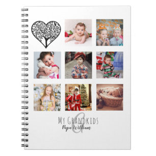 GESCHENK FÜR OPA FOTOCOLLAGE STOLZER OPA NOTIZBLOCK