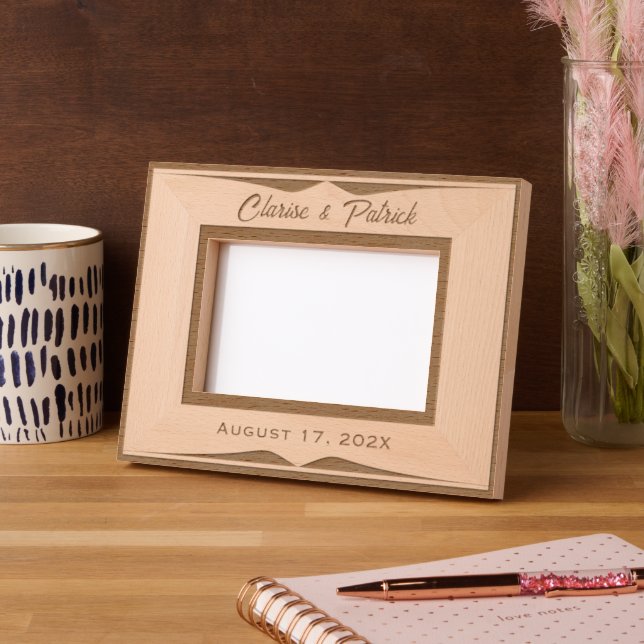 Geschenk für Paare Geätzte Rahmen (Links)