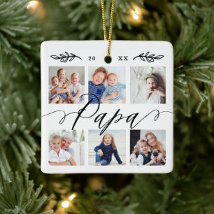 Geschenk für Papa  Entenkinder - Fotosammlung Keramikornament
