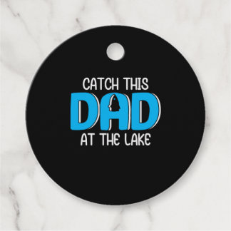 Geschenk für Papa von diesem Vater am See Geschenkanhänger