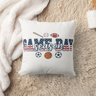 Geschenk für patriotische Multisportfans in der Sp Kissen
