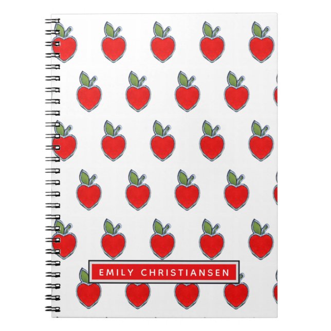 Geschenk für personalisierte Lehrer Notizblock (Vorderseite)