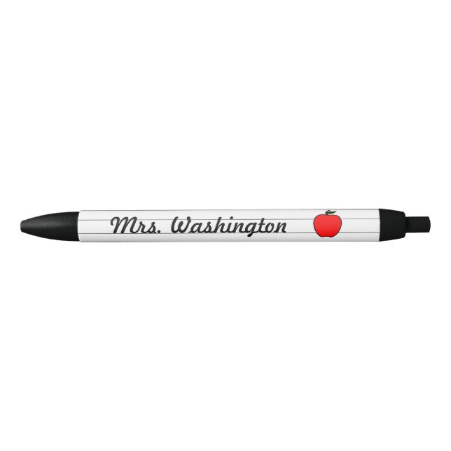 Geschenk für personalisierte Lined Teacher-Stifte Kugelschreiber (Vorderseite)