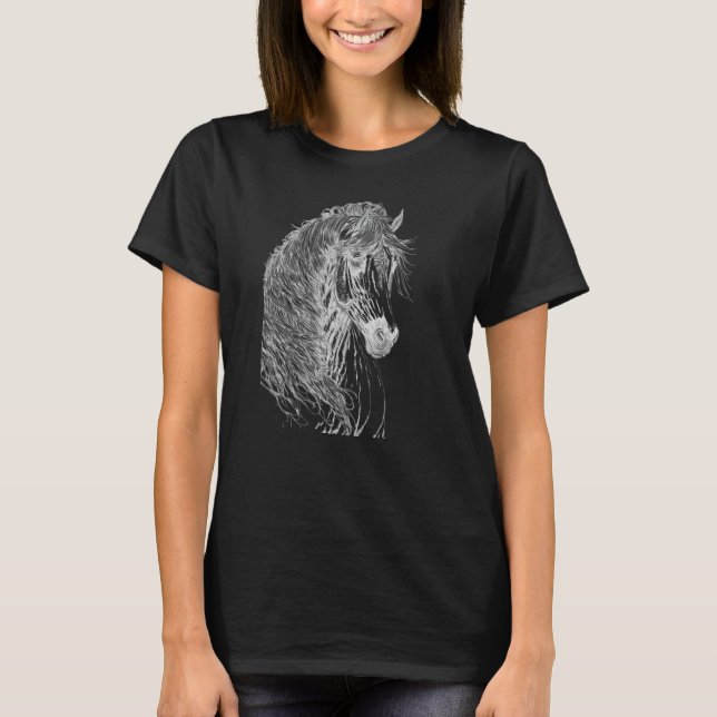 Geschenk für Pferdeausritte T-Shirt (Vorderseite)